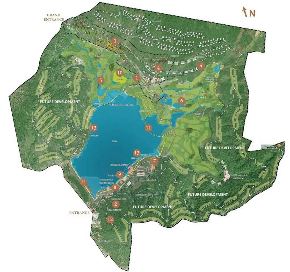 Mặt bằng tổng thể dự án NovaWorld Đà Lạt