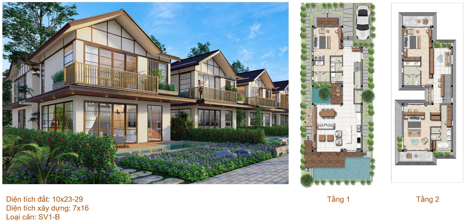Thiết kế mẫu nhà Morito Hồ Tràm