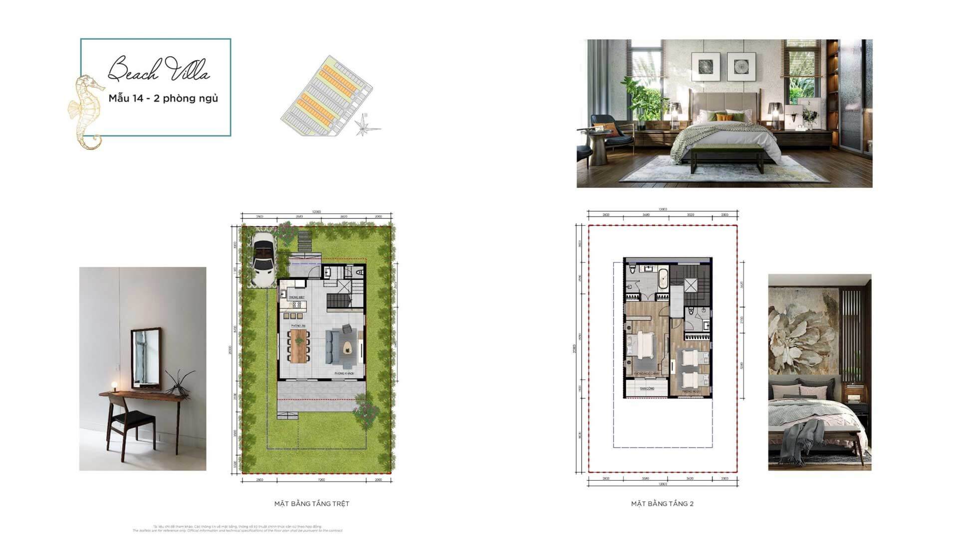 Thiết kế mặt bằng Tropicana Hồ Tràm