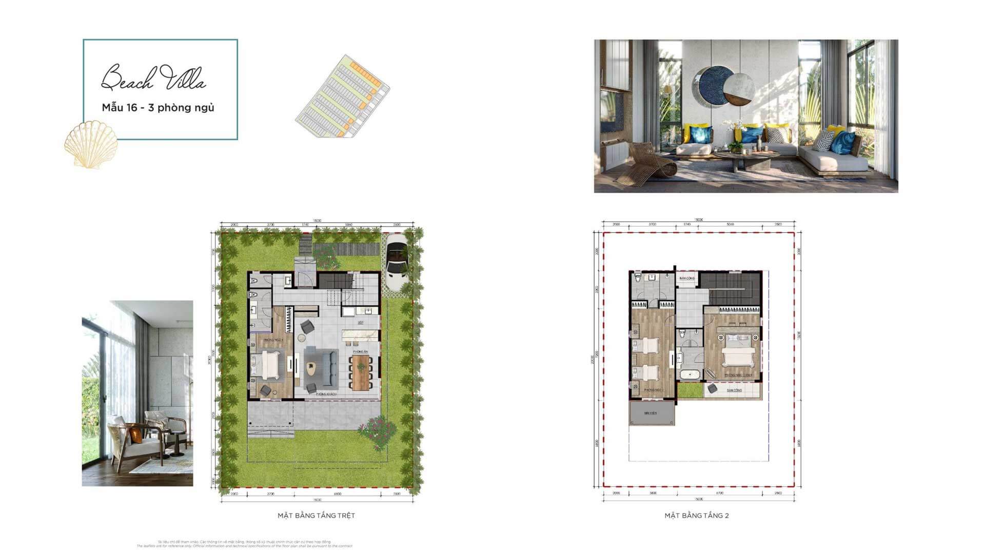 Thiết kế mặt bằng Tropicana Hồ Tràm