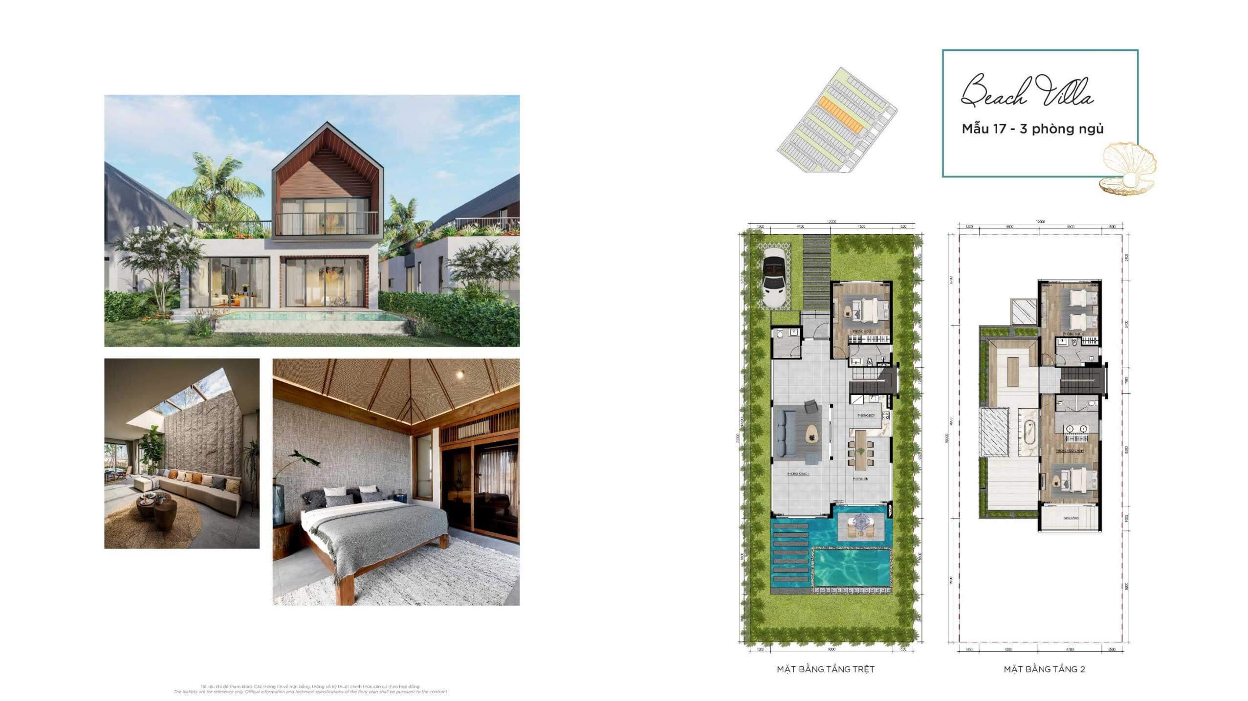 Thiết kế mặt bằng Tropicana Hồ Tràm