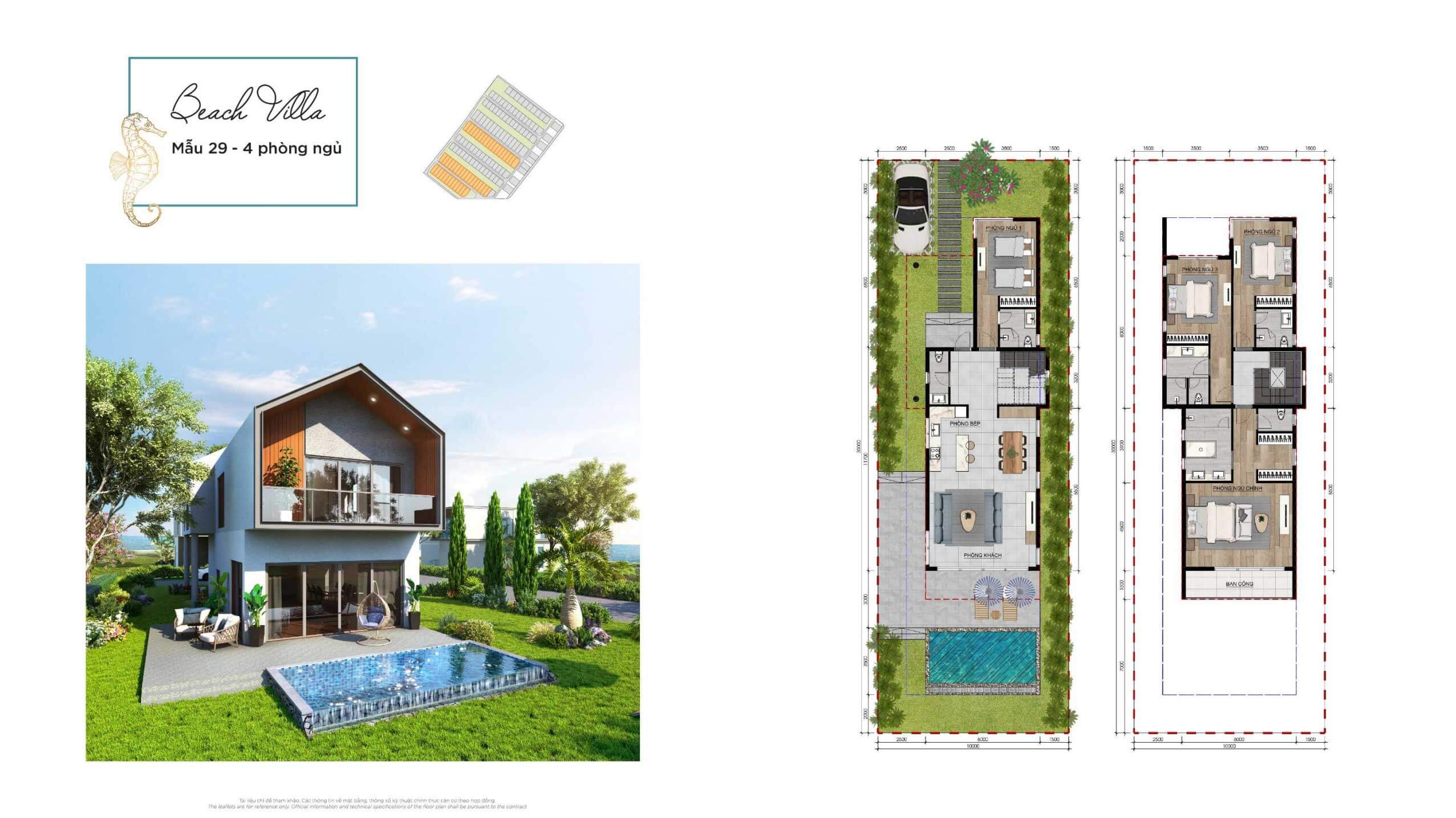 Thiết kế mặt bằng Tropicana Hồ Tràm