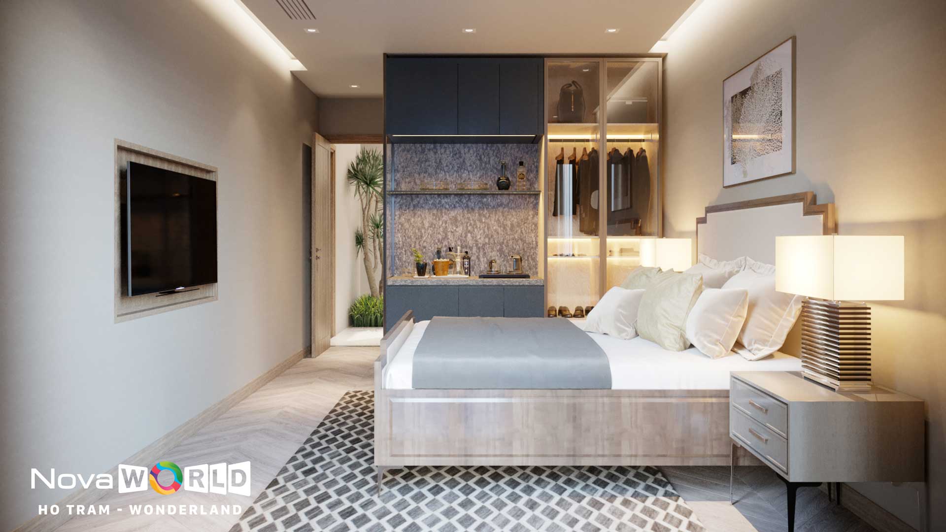 Phối cảnh nội thất Wonderland Hồ Tràm