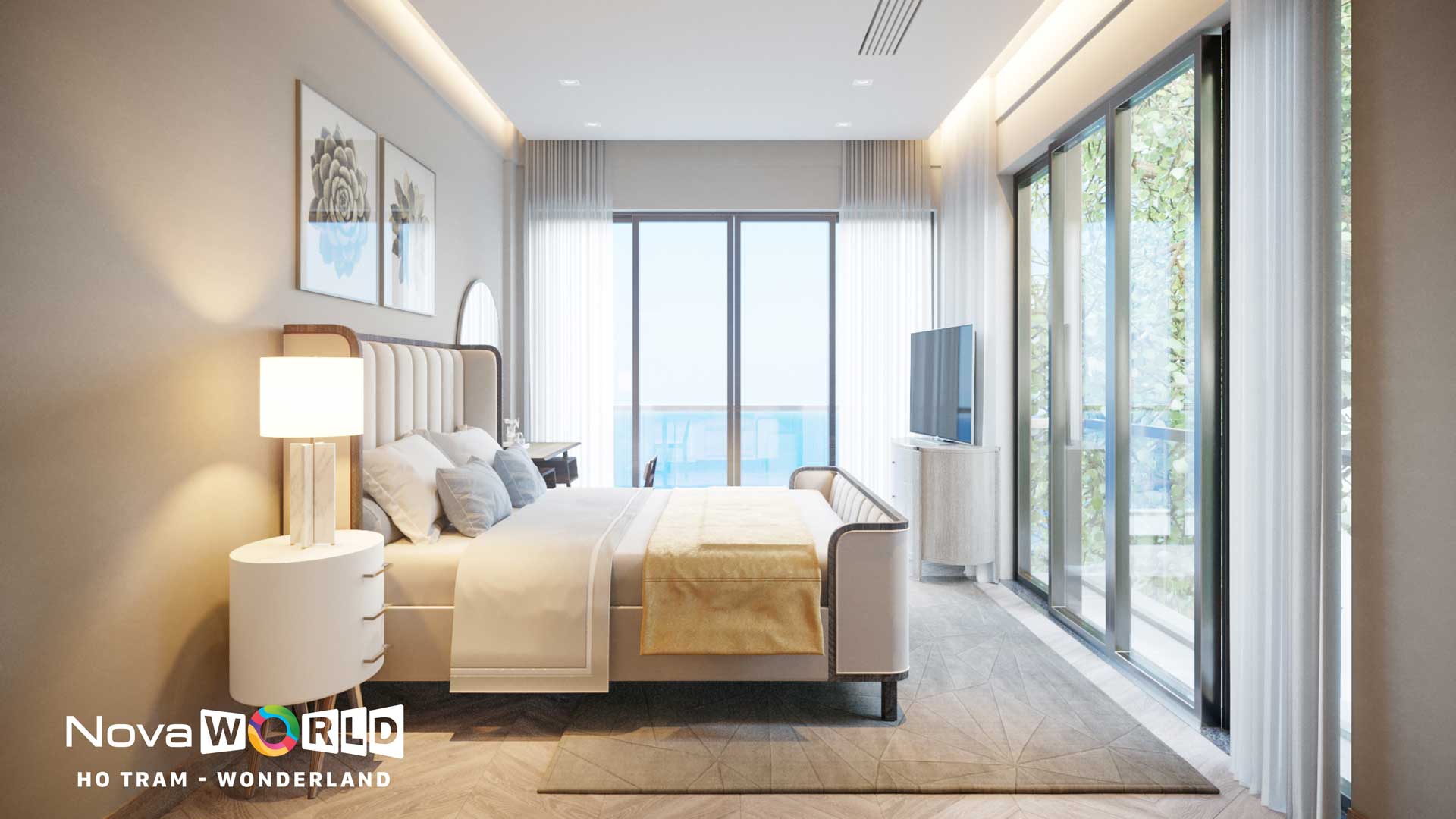 Phối cảnh nội thất Wonderland Hồ Tràm