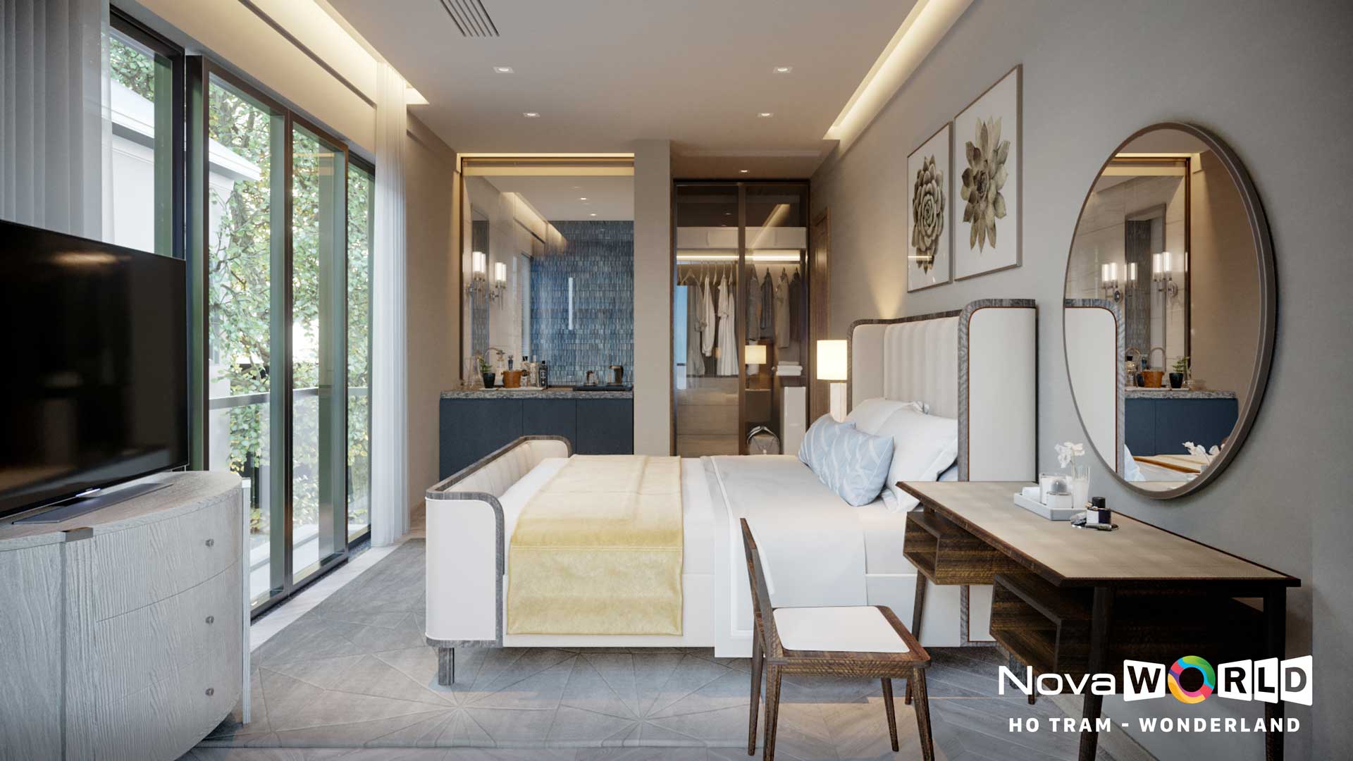 Phối cảnh nội thất Wonderland Hồ Tràm