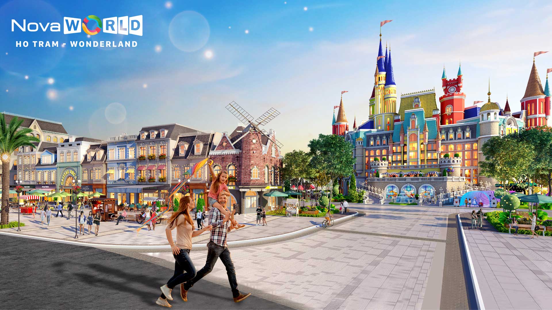 Cổng vào Wonderland Hồ Tràm