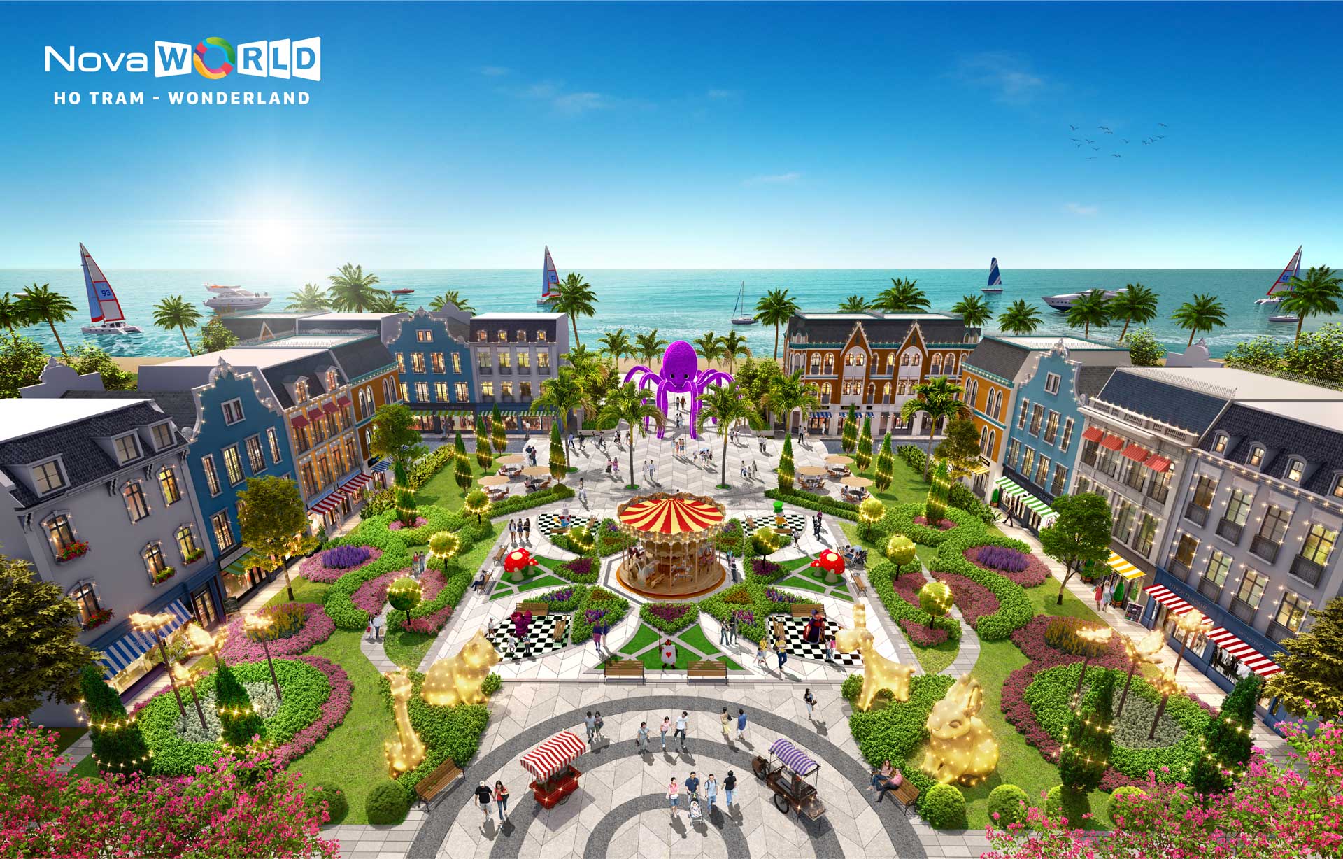 Quảng trường Wonderland Hồ Tràm