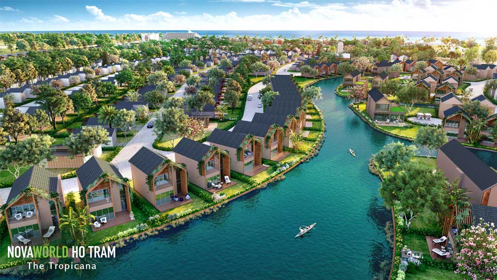 Phối cảnh NovaWorld Hồ Tràm Bình Châu