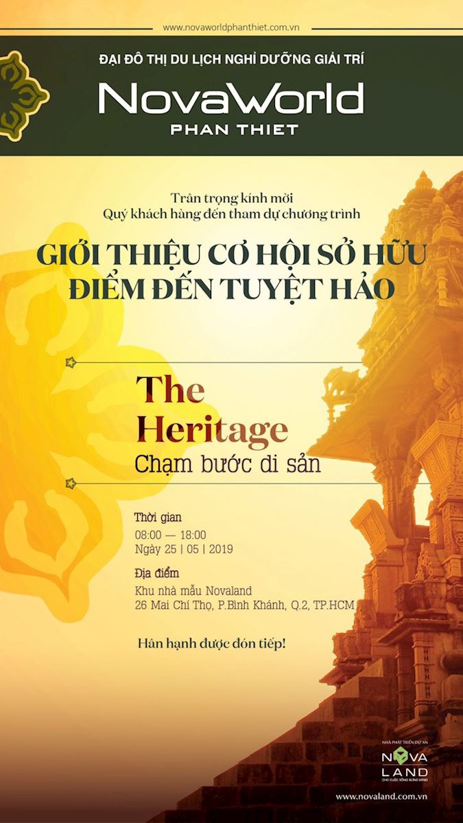 Event NovaWorld Phan Thiết ngày 25/05/2019