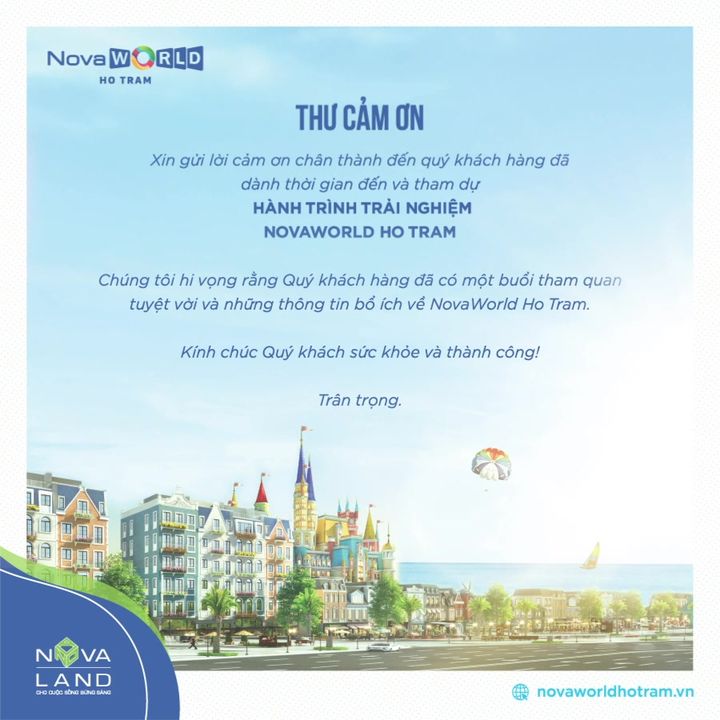 Khép Lại Hành Trình Khám Phá Đầy Sắc Màu Tại Novaworld Ho Tram - Mở Ra Nhiều Cơ Hội Hấp Dẫn Cho Nhà Đầu Tư Nhạy Bén