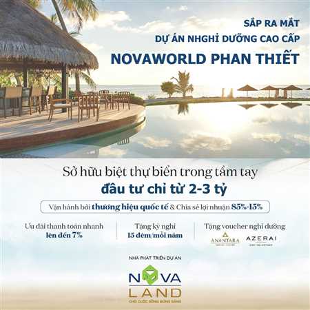 Công bố mở bán đợt 1 dự án NovaWorld Phan Thiết ngày 10/04/2019