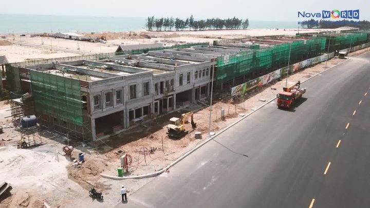 Novaworld Ho Tram Cập Nhật Tiến Độ Thi Công Phân Kỳ The Tropicana Tháng 02/2021