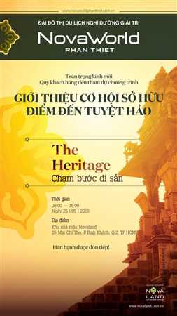Event giới thiệu cơ hội sở hữu điểm đến tuyệt hảo The Heritage NovaWorld Phan Thiết